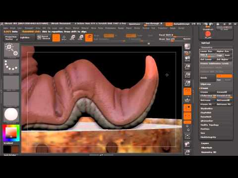 Introduction to ZBrush Tutorial 32