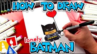 How To Draw Lonely Batman For Valentine's Day