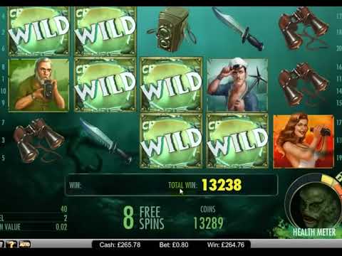 MONSTER WIN! Creature From The Black Lagoon Slot Goes Mental....