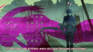 Darker Than Black - OP - Abingdon Boys School- Howling – Ger Sub + Kara FX