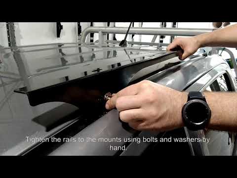 Tradesman Roof Racks - Toyota HiLux - Oval Series Alloy Roof Rack Fitment