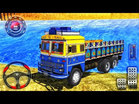 Indian Lorry Truck Mountain Driver - Offroad Cargo Truck Simulator - Best Android GamePlay