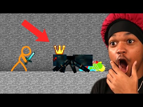 THE KING SPIDER FOLDED EVERYONE!!! Animation Vs. Minecraft