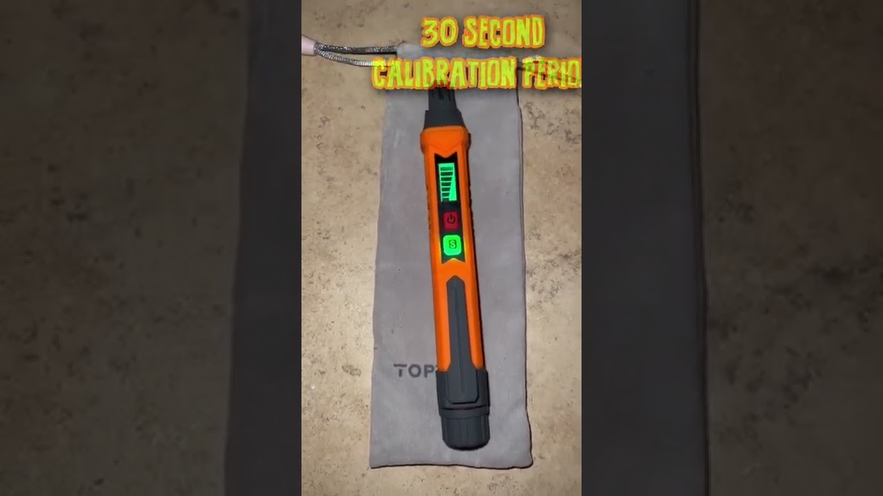 Testing my new gas leak detector #plumbing #plumber #toptes #toptespt199 #gas #diy #howto #shorts