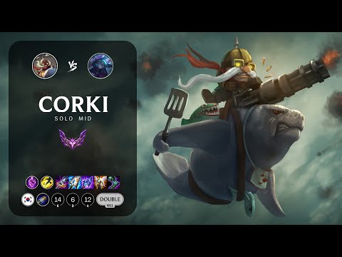 Corki Mid vs Vex - KR Master Patch 12.23