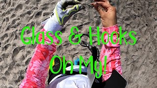I Found Glass & Fishing Hooks!!