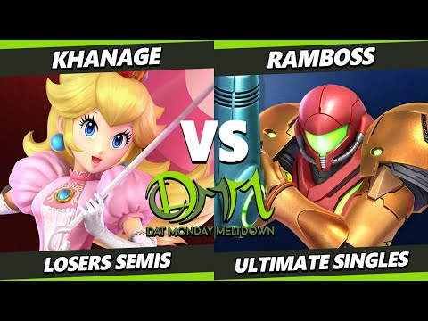DAT MM 255 Losers Semis - Khanage (Peach) Vs. RAMBOSS (Samus) SSBU Ultimate Tournament