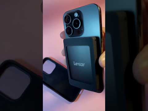 ASMR Unboxing SSD Lexar SL500M 1TB with Magnetic Set #lexar #iphone15pro #prores