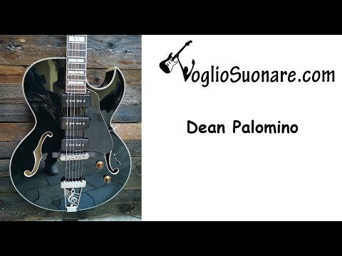 Dean Guitars PALOMINO Black Gloss Jazz with 3 p90