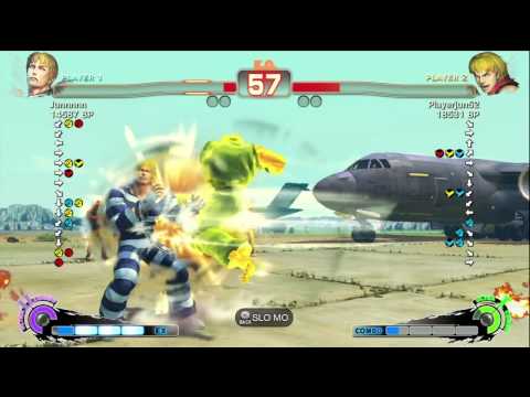 Playerjun52 [Ken] vs Junnnnn [Cody] SSF4 Japanese Online Ranked Matches - TRUE-HD