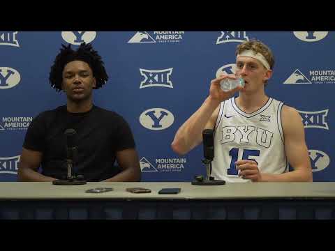 POST-GAME MEDIA | Rob Wright III and Richie Saunders | BYU vs Arizona State