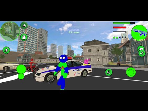 Flying Superhero Stickman Rope Hero