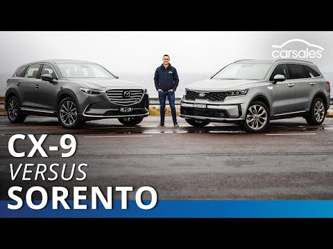 Kia Sorento GT-Line v Mazda CX-9 Azami 2020 Comparison Test @carsales.com.au
