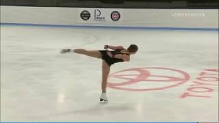 Hannah Miller 2017 18 Midwestern Sectionals Sr Ladies FS