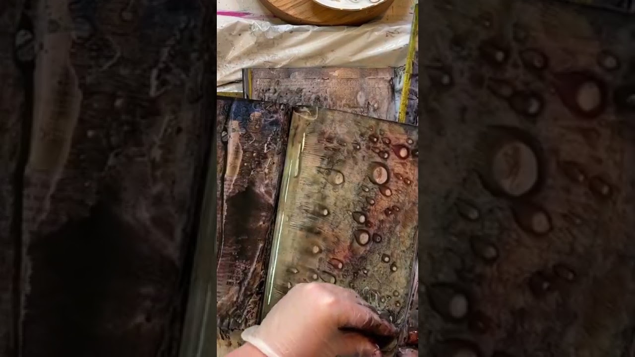 Creating collage papers with CitraSolv and National Geographic Magazines \\ collage fodder ideas