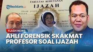 Ahli Forensik Raden Mas Hendro Bongkar Analisis Baru, Skakmat 2 Profesor soal Keaslian Ijazah Jokowi