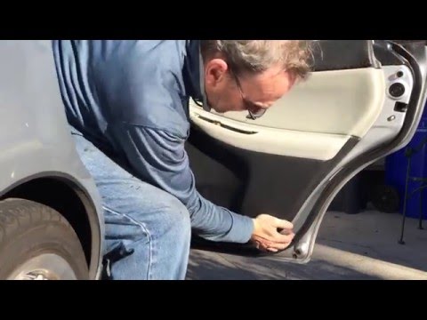 Subaru Impreza Rear Door Panel Removal