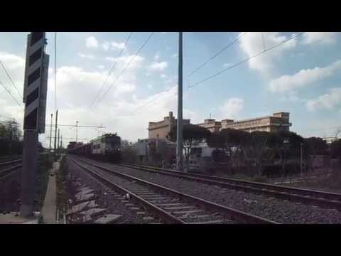 E655.178 sul MRS 57306 Pomezia - Cava Tigozzi, in partenza da Pomezia