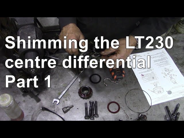 Shimming The Lt230 Centre Differential