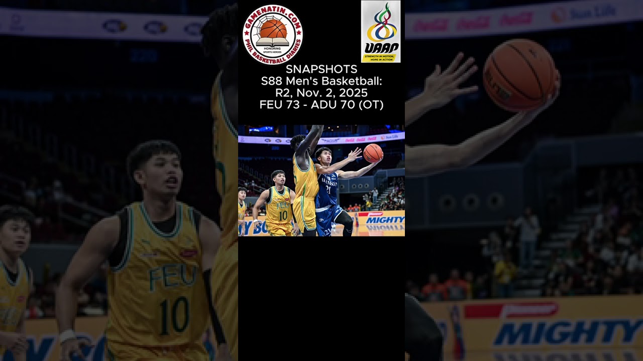 Snapshots: Men's Basketball - FEU 73 - Adamson 70 (OT)