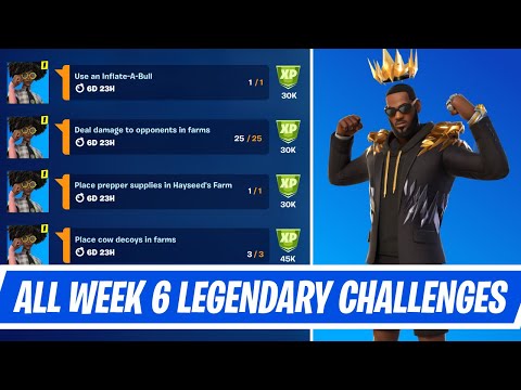 All Week 6 Legendary Quest Challenges Guide in Fortnite - Week 6 Quest in Chapter 2 Season 7