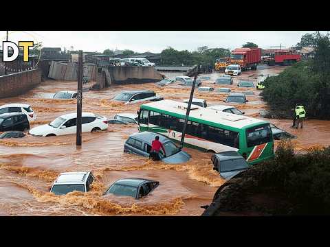 Tragedy in Nairobi, Kenya! Heavy Rains Cause Flash Floods, Homes and Vehicles Submerged
