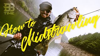 【BBTIME バス釣り】雨の池原ダムをミドストで中層攻略｜加木屋守