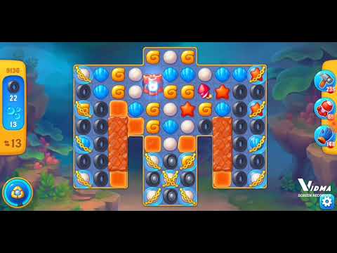 Fishdom. 9136 level no boosters and diamonds. 18 moves