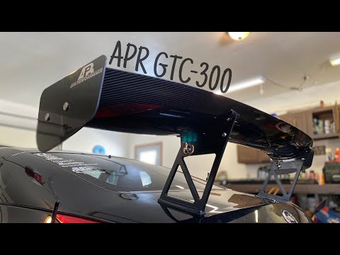 APR GTC-300 Wing Installation 350z