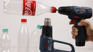 How to Re-Shape Used Plastic Bottles  at Home, |DIY |