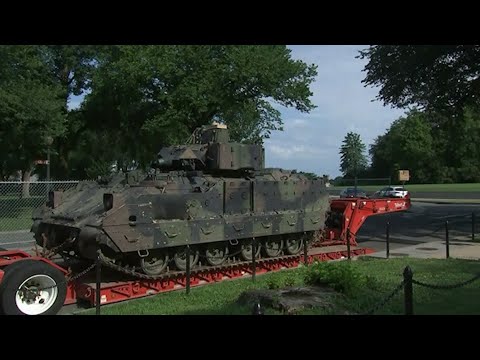 President Donald Trump is marshalling tanks, bombers and other machinery of war for a Fourth of July celebration that traditionally is light on military might, while critics accused him of using America's military as a political prop. (July 3)
