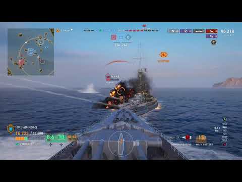FUNNY MOMENT ( WORLD OF WARSHIPS LEGENDS )