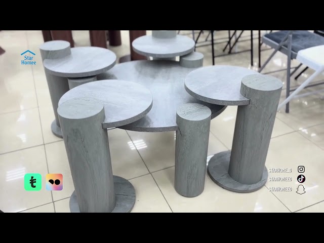 طقم طاولة وسط عدة ألوان