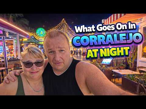 Corralejo After Dark 🌙 | Bars, Restaurants, Music Square & Seafront Vibes