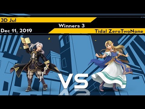 [Smash Ultimate] Xeno191 (Winners 3) - 3D Jul vs Tidal ZeroTwoNone