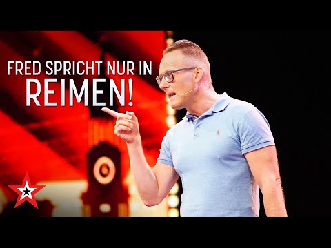 Fred only speaks in rhymes, but nobody cares here | Germany's Got Talent, December 12, 2020