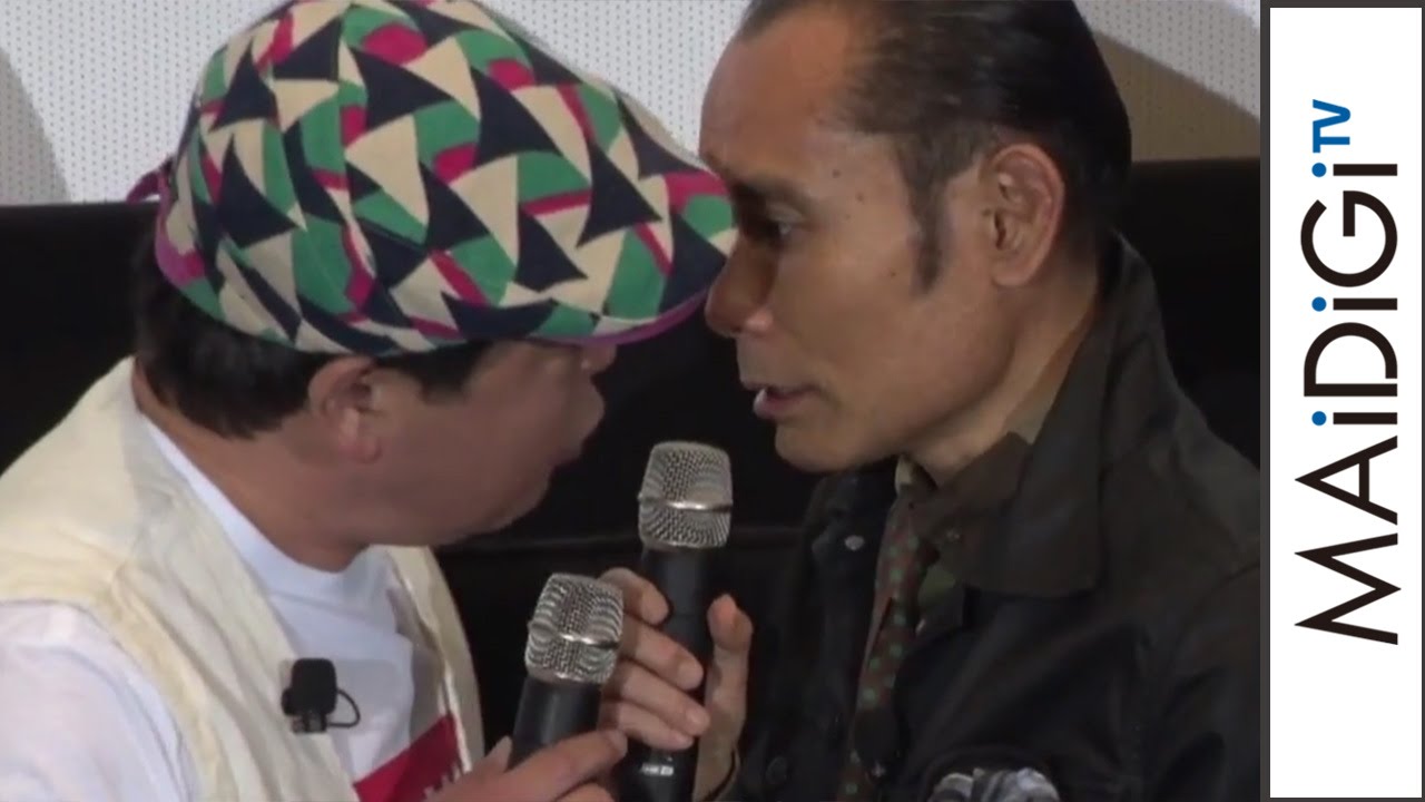 動画 ダチョウ上島 大先輩 片岡鶴太郎にもキス 映画 ヒーローマニア 生活 大ヒット記念トークイベント1 Maidigitv マイデジｔｖ