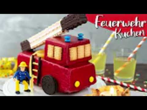 Feuerwehrauto Kuchen