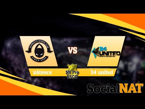 Jornada 1 SN Pro CSGO: 34 united vs x6tence