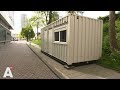 Zeecontainer blijkt illegaal hotel