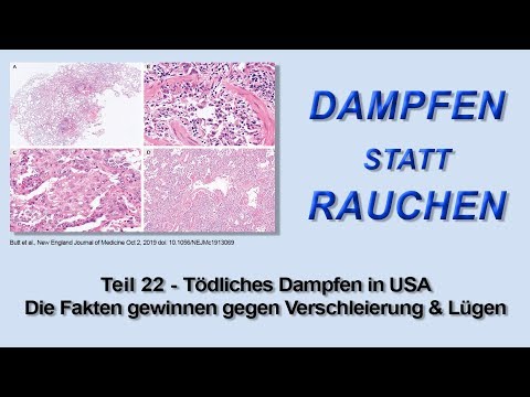 Dampfen statt Rauchen Teil 22 - Tödliches Dampfen in USA (Teil 3)