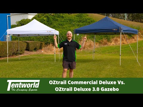 OZtrail Commercial Deluxe Versus OZtrail Deluxe 3.0 Gazebo Comparison