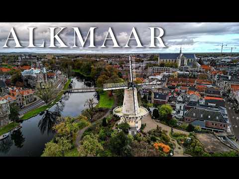 Alkmaar 🇳🇱 | 2024 Autumn | 4K Drone Video