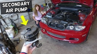 SECONDARY AIR PUMP LOCATION REPLACEMENT BMW E46 E39 E60 E53 X3 X5 Z3 Z4 E83 E85