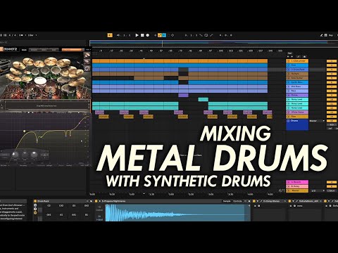 Mixing Metal Drums With Synthetic Drums | Ableton Live 10 Mixing Tutorial
