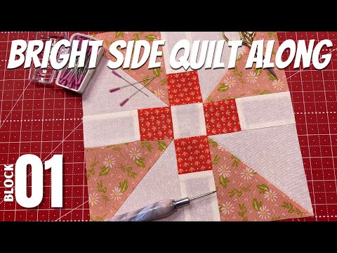 How to Sew Bright Side Block #1 | @FatQuarterShopTX Quilt Along