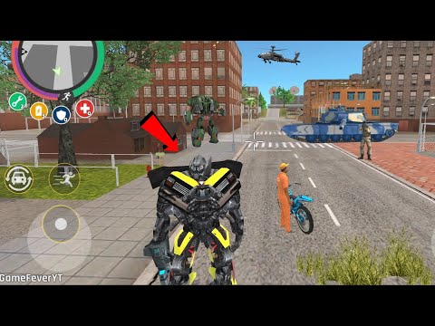 Rope Hero: Vice Town (Transformer Truck Fight Car Robot) Naxeex Truck in Town - Android Gameplay HD
