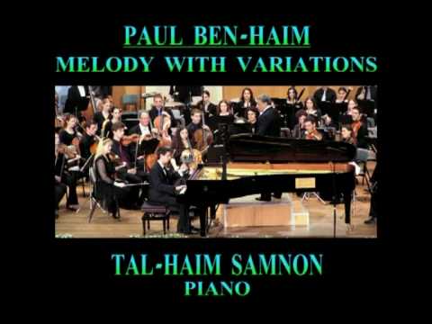 Paul Ben-Haim - Melody with Variations.  Live Concert - Samnon