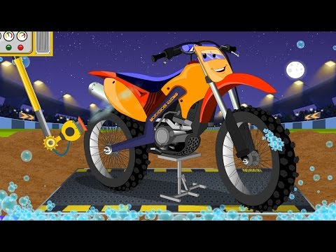 Motocross Bike | Childrens Cartoon | Car Video For Kids | Video & Photo