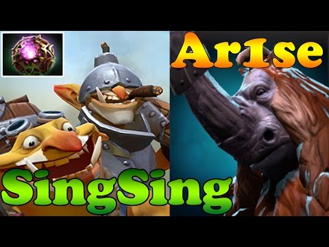 Dota 2 - Ar1se Magnus and SingSing Techies - Epic Game 77 mins - Ranked Match Gameplay